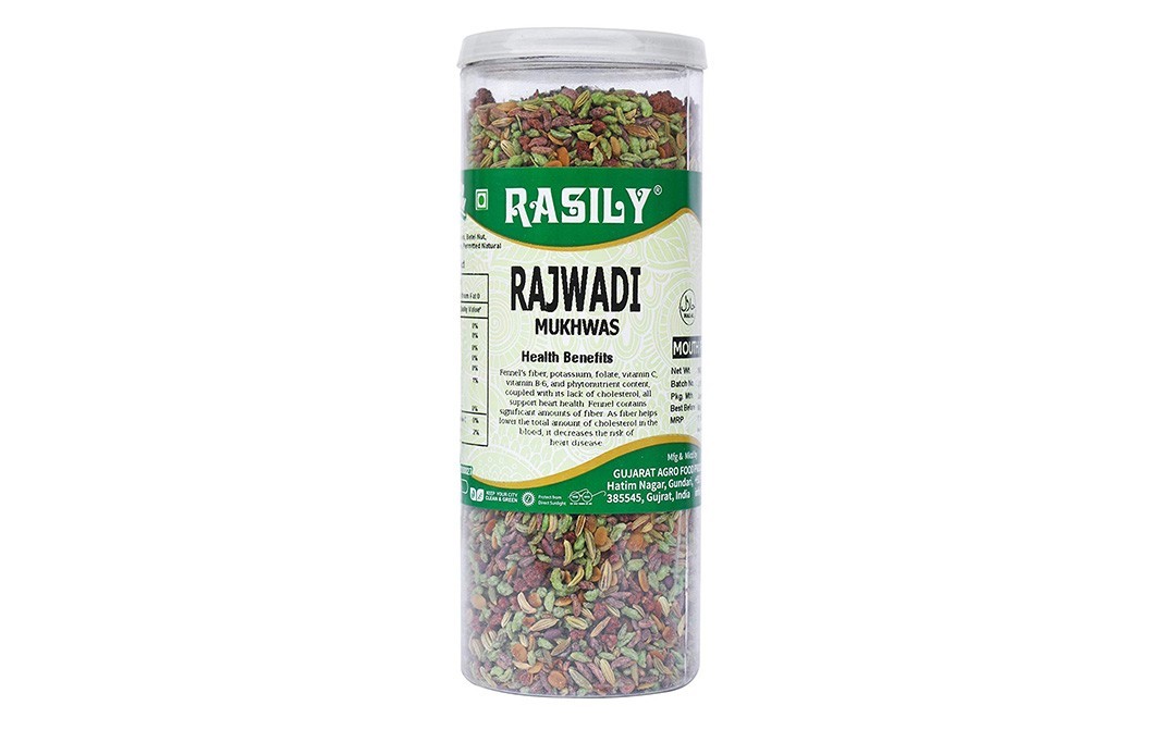 Rasily Rajwadi Mukhwas (Mouth Freshner)   Plastic Jar  160 grams